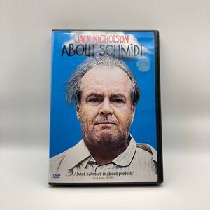 About Schmidt DVD Jack Nicholson Alexander Payne Widescreen New Line CinemaMovie